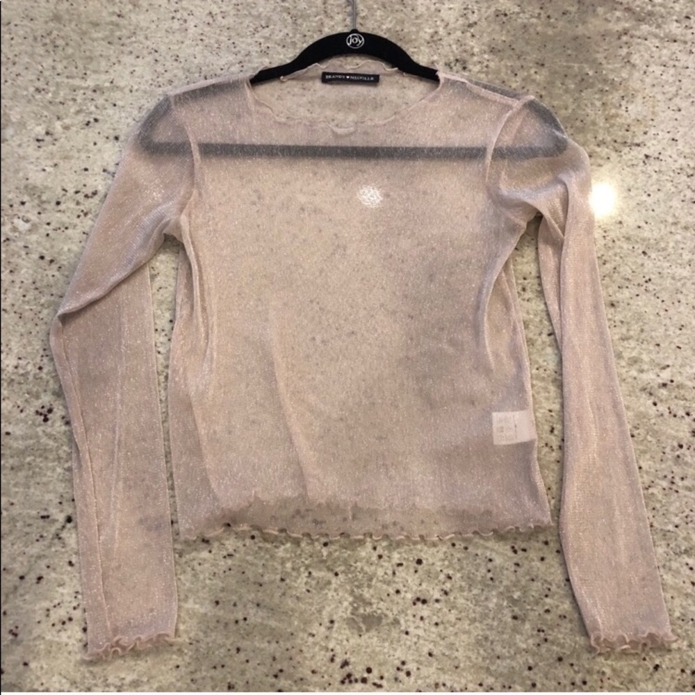 Brandy Melville sheer top